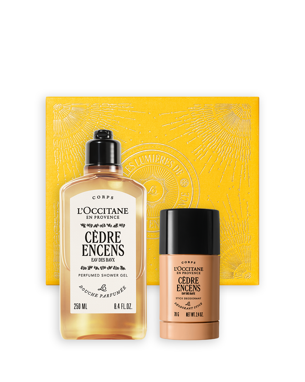 Cèdre Encens (Baux) Shower & Deostick