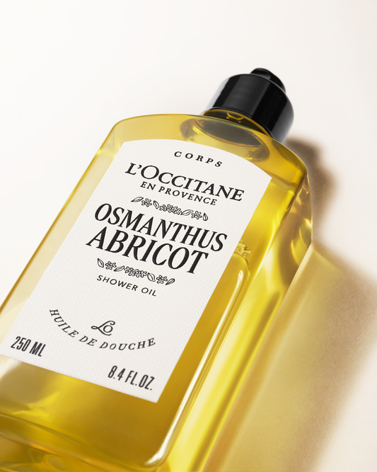 Osmanthus Abricot shower oil