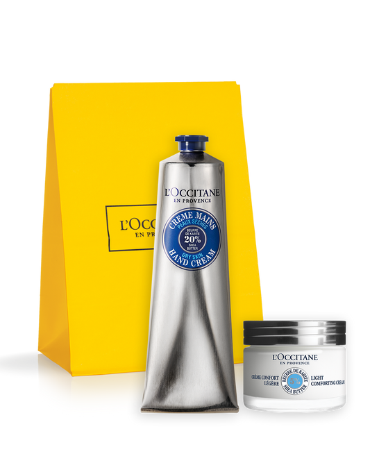 Shea Hand & Light Comforting Face Cream Duo