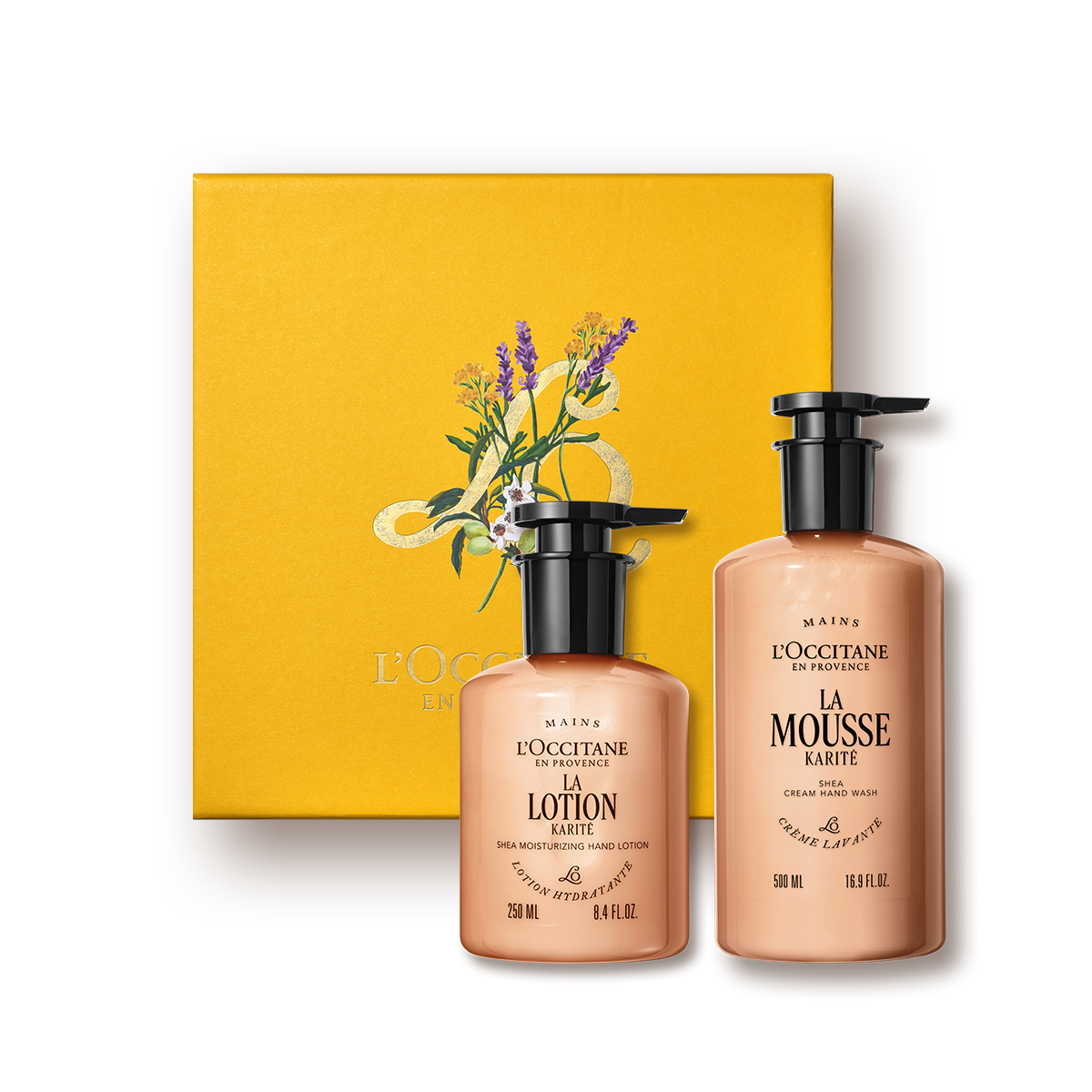 Shea (Karité) Liquid Soap & Lotion Duo - Image 1