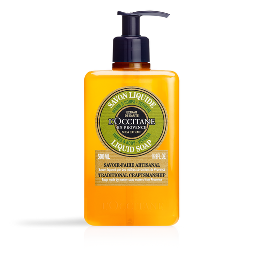 Shea Hands & Body Verbena Liquid Soap
